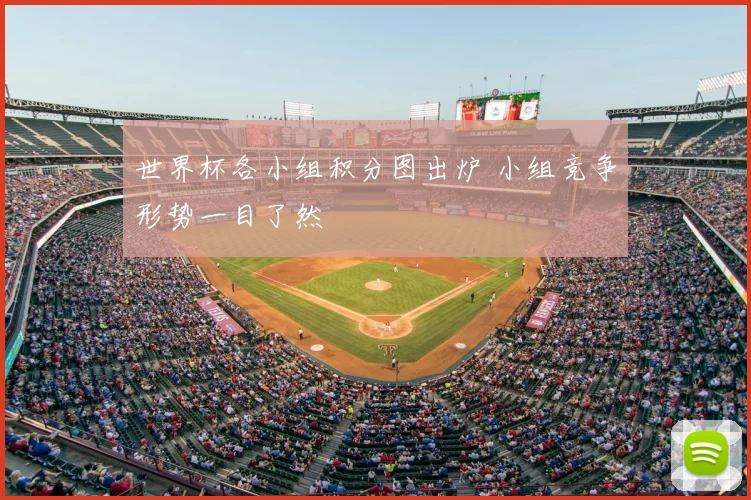 世界杯各小组积分图出炉 小组竞争形势一目了然